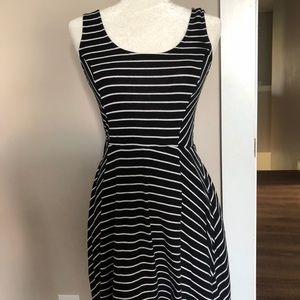 Black/White Stripe Dress